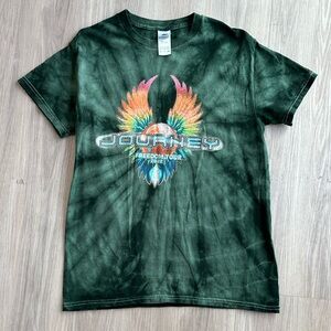 tie dye journey band tee